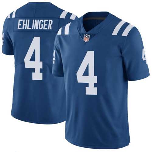 Men & Women & Youth Indianapolis Colts #4 Sam Ehlinger Blue Vapor Untouchable Stitched Jersey->detroit lions->NFL Jersey